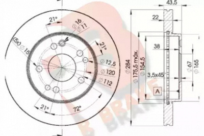 R BRAKE 78rbd27200 -